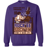 Sweatshirts Purple / Small Rockee Sockem Crewneck Sweatshirt