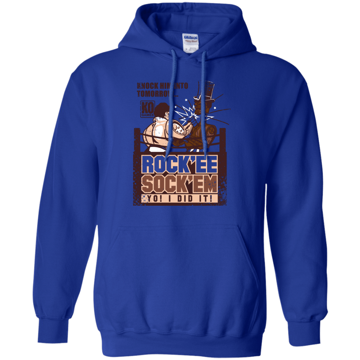 Sweatshirts Royal / Small Rockee Sockem Pullover Hoodie