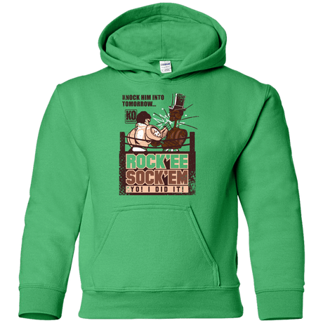 Sweatshirts Irish Green / YS Rockee Sockem Youth Hoodie