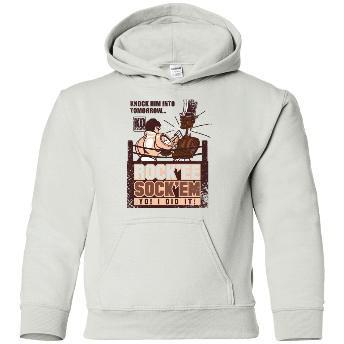 Sweatshirts White / YS Rockee Sockem Youth Hoodie