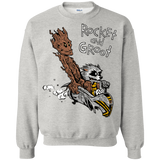 Sweatshirts Ash / Small Rocket and Groot Crewneck Sweatshirt