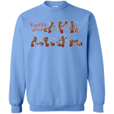 Sweatshirts Carolina Blue / Small Rocket and Groot Crewneck Sweatshirt