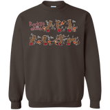 Sweatshirts Dark Chocolate / Small Rocket and Groot Crewneck Sweatshirt