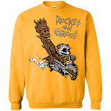Sweatshirts Gold / Small Rocket and Groot Crewneck Sweatshirt