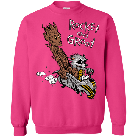 Sweatshirts Heliconia / Small Rocket and Groot Crewneck Sweatshirt