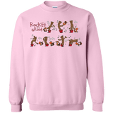 Sweatshirts Light Pink / Small Rocket and Groot Crewneck Sweatshirt