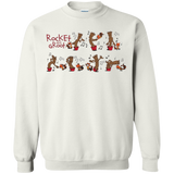 Sweatshirts White / Small Rocket and Groot Crewneck Sweatshirt