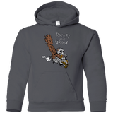 Sweatshirts Charcoal / YS Rocket and Groot Youth Hoodie