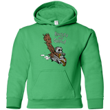 Sweatshirts Irish Green / YS Rocket and Groot Youth Hoodie