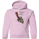Sweatshirts Light Pink / YS Rocket and Groot Youth Hoodie