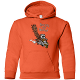 Sweatshirts Orange / YS Rocket and Groot Youth Hoodie