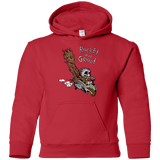 Sweatshirts Red / YS Rocket and Groot Youth Hoodie