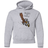 Sweatshirts Sport Grey / YS Rocket and Groot Youth Hoodie