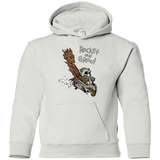 Sweatshirts White / YS Rocket and Groot Youth Hoodie