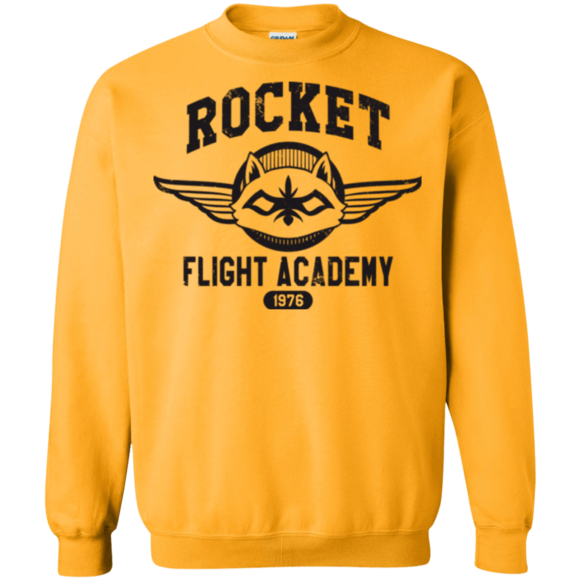 Sweatshirts Gold / Small Rocket Flight Academy Crewneck Sweatshirt