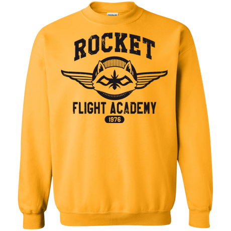 Sweatshirts Gold / Small Rocket Flight Academy Crewneck Sweatshirt