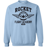 Sweatshirts Light Blue / Small Rocket Flight Academy Crewneck Sweatshirt