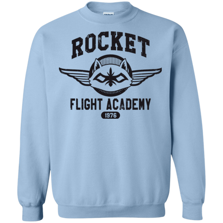 Sweatshirts Light Blue / Small Rocket Flight Academy Crewneck Sweatshirt