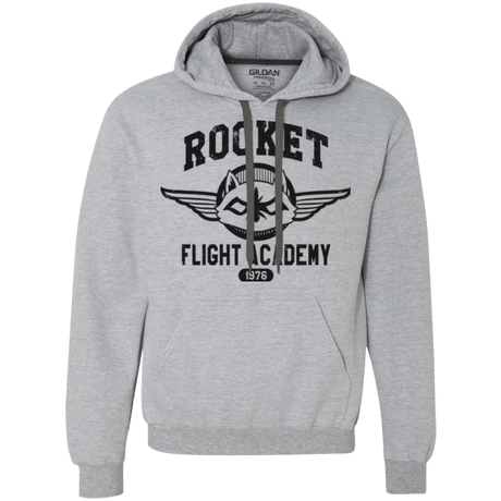 Sweatshirts Sport Grey / Small Rocket Flight Academy Premium Fleece Hoodie