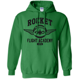 Sweatshirts Irish Green / Small Rocket Flight Academy Pullover Hoodie