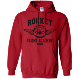 Sweatshirts Red / Small Rocket Flight Academy Pullover Hoodie