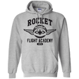 Sweatshirts Sport Grey / Small Rocket Flight Academy Pullover Hoodie
