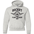 Sweatshirts Ash / YS Rocket Flight Academy Youth Hoodie