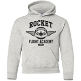 Sweatshirts Ash / YS Rocket Flight Academy Youth Hoodie