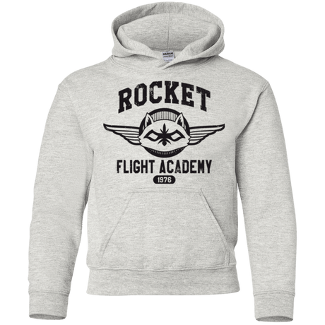 Sweatshirts Ash / YS Rocket Flight Academy Youth Hoodie