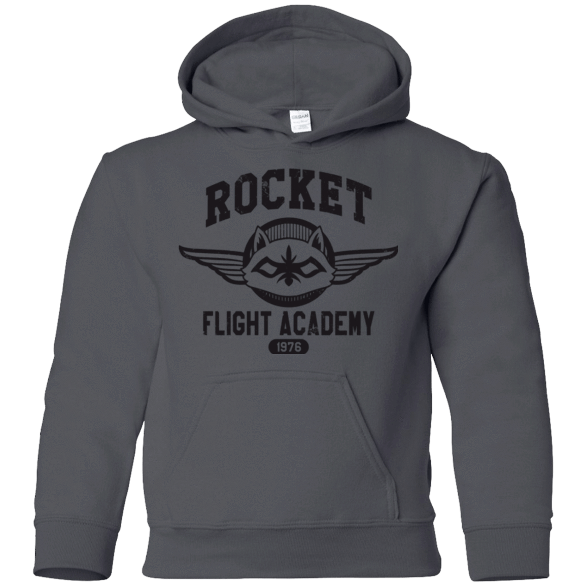 Sweatshirts Charcoal / YS Rocket Flight Academy Youth Hoodie