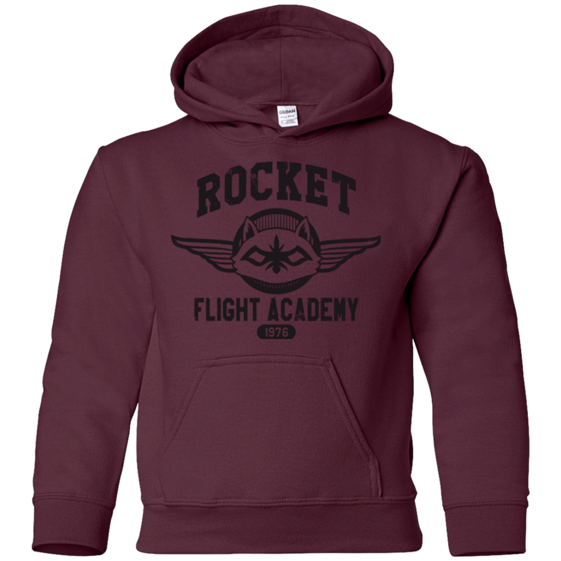 Sweatshirts Maroon / YS Rocket Flight Academy Youth Hoodie