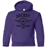 Sweatshirts Purple / YS Rocket Flight Academy Youth Hoodie