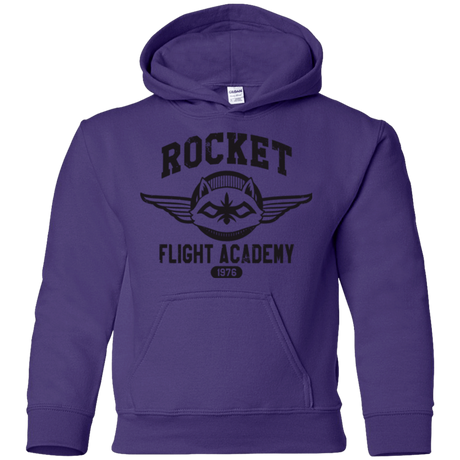 Sweatshirts Purple / YS Rocket Flight Academy Youth Hoodie
