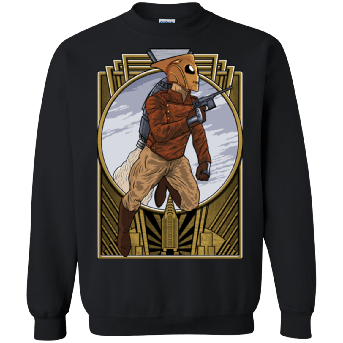 Sweatshirts Black / Small Rocket Man Crewneck Sweatshirt