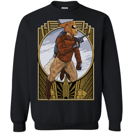 Sweatshirts Black / Small Rocket Man Crewneck Sweatshirt