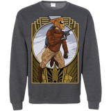 Sweatshirts Dark Heather / Small Rocket Man Crewneck Sweatshirt