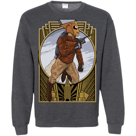 Sweatshirts Dark Heather / Small Rocket Man Crewneck Sweatshirt