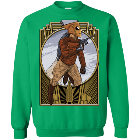Sweatshirts Irish Green / Small Rocket Man Crewneck Sweatshirt