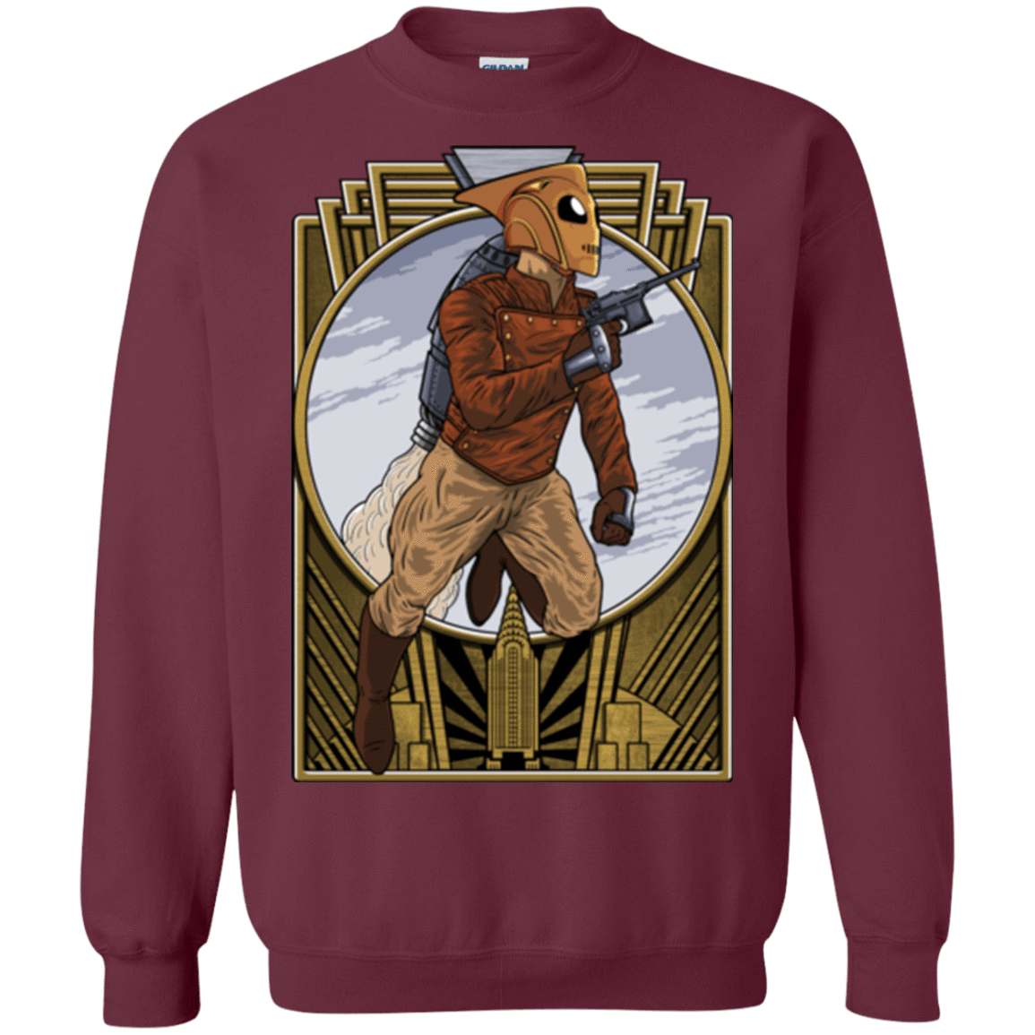 Sweatshirts Maroon / Small Rocket Man Crewneck Sweatshirt