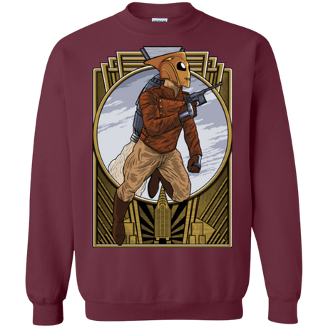 Sweatshirts Maroon / Small Rocket Man Crewneck Sweatshirt