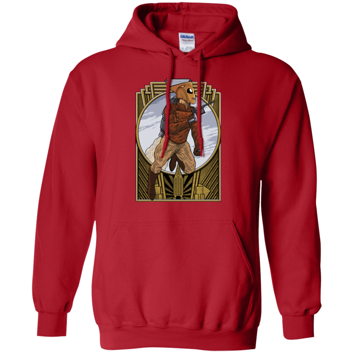 Sweatshirts Red / Small Rocket Man Pullover Hoodie