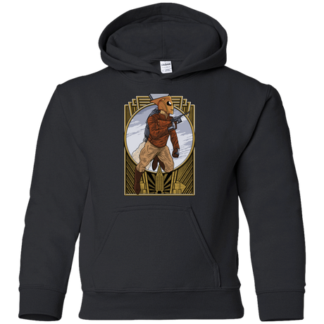 Sweatshirts Black / YS Rocket Man Youth Hoodie