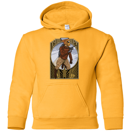 Sweatshirts Gold / YS Rocket Man Youth Hoodie