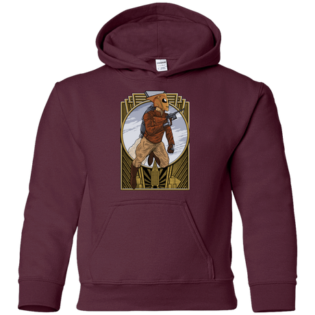 Sweatshirts Maroon / YS Rocket Man Youth Hoodie