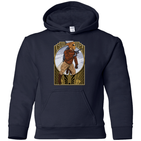 Sweatshirts Navy / YS Rocket Man Youth Hoodie