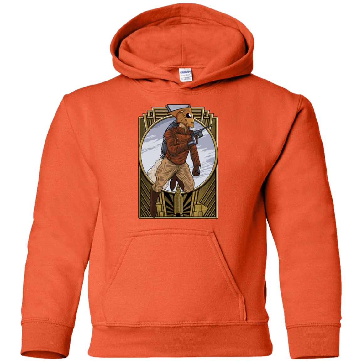 Sweatshirts Orange / YS Rocket Man Youth Hoodie