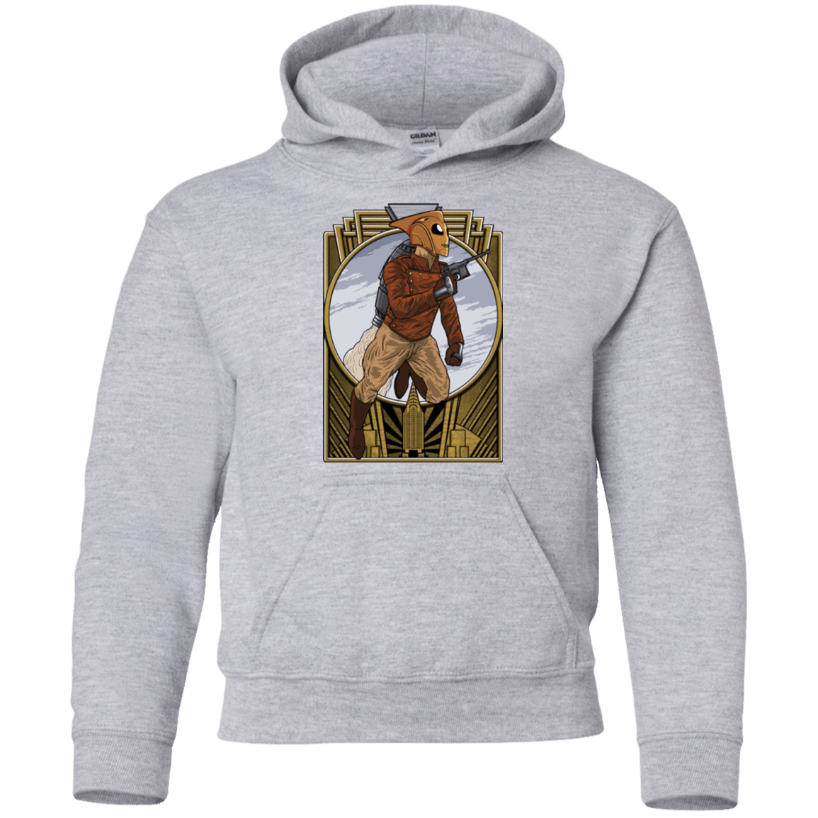 Sweatshirts Sport Grey / YS Rocket Man Youth Hoodie