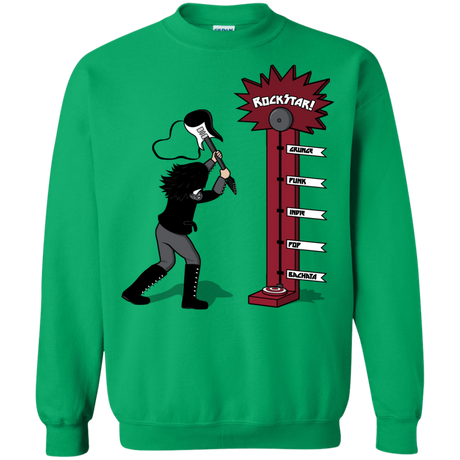 Sweatshirts Irish Green / S Rockstar Crewneck Sweatshirt