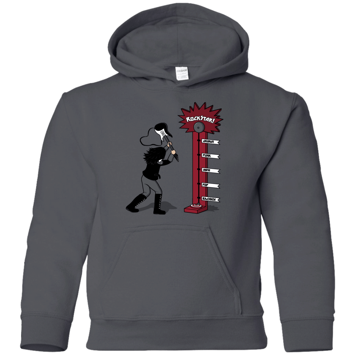 Sweatshirts Charcoal / YS Rockstar Youth Hoodie