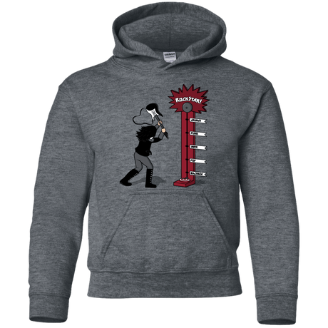 Sweatshirts Dark Heather / YS Rockstar Youth Hoodie